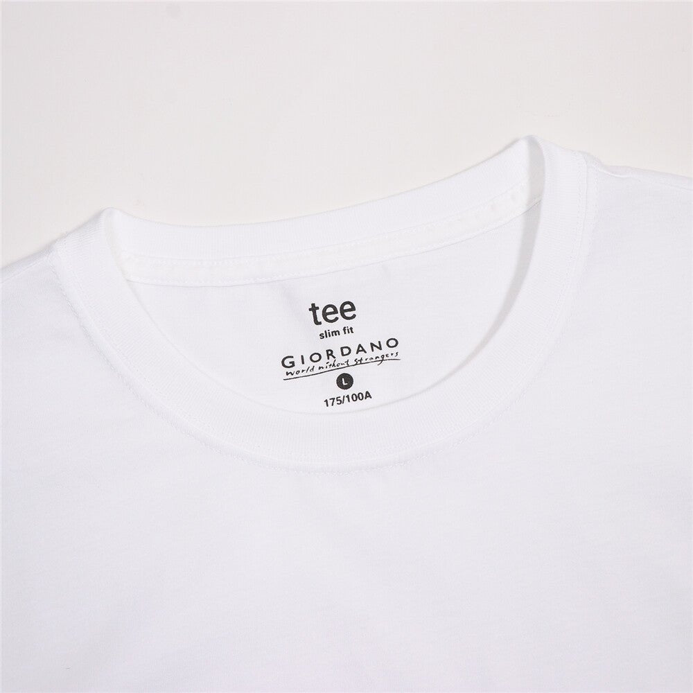 Giordano Men's Letter Print Tee - Premium Print Tee