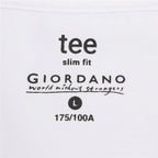 Giordano Men's Letter Print Tee - Premium Print Tee