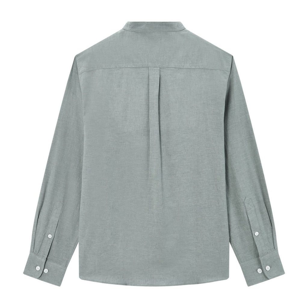 Giordano Men's Linen Band Collar Shirt - Premium Shirts