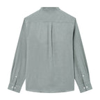 Giordano Men's Linen Band Collar Shirt - Premium Shirts