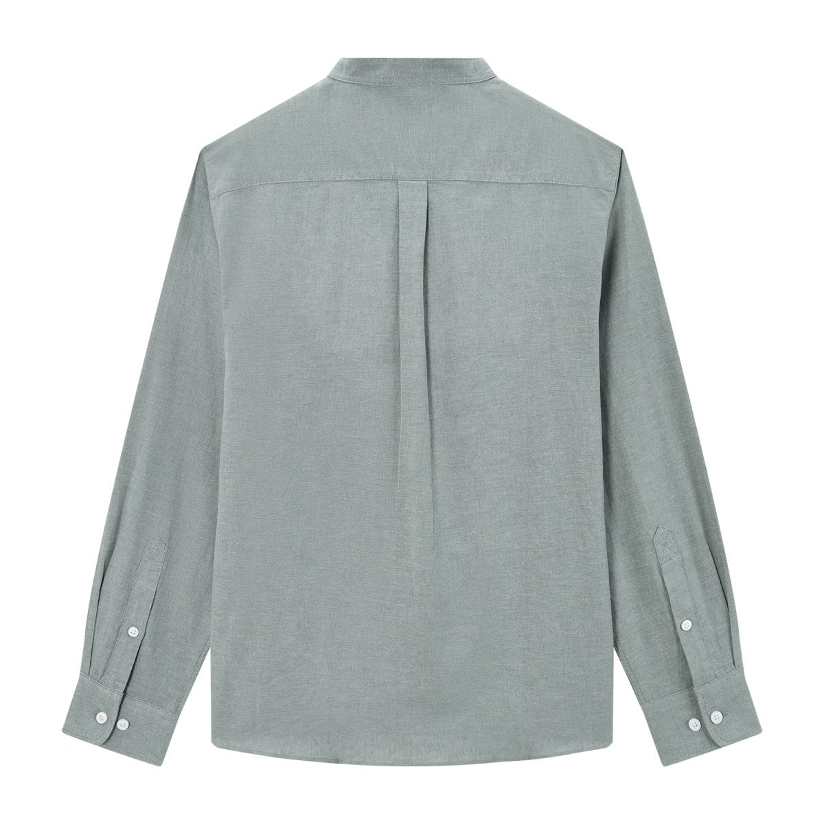 Giordano Men's Linen Band Collar Shirt - Premium Shirts
