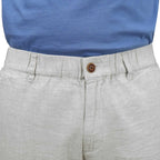 Giordano Men's Linen Cotton Bermuda Shorts: Slim Fit, Elastic Waist - Premium Shorts