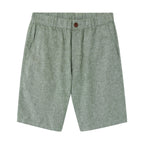 Giordano Men's Linen Cotton Bermuda Shorts: Slim Fit, Elastic Waist - Premium Shorts