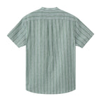 Giordano Men's Linen Cotton Poplin Band Collar Shirt | Slim Fit Summer Style - Premium Shirts