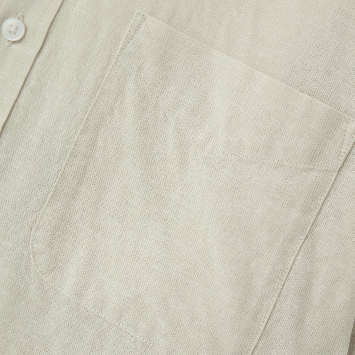 Giordano Men's Linen Cotton Poplin Short Sleeve Shirt - Premium Shirts