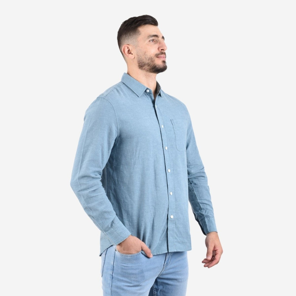 Giordano Men's Linen Shirt - Premium Shirts
