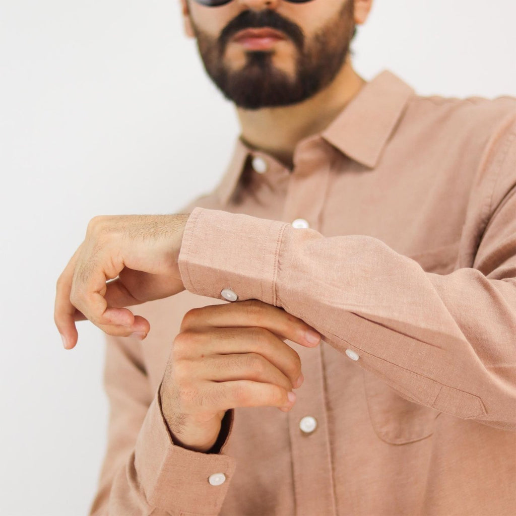 Giordano Men's Linen Shirt - Premium Shirts