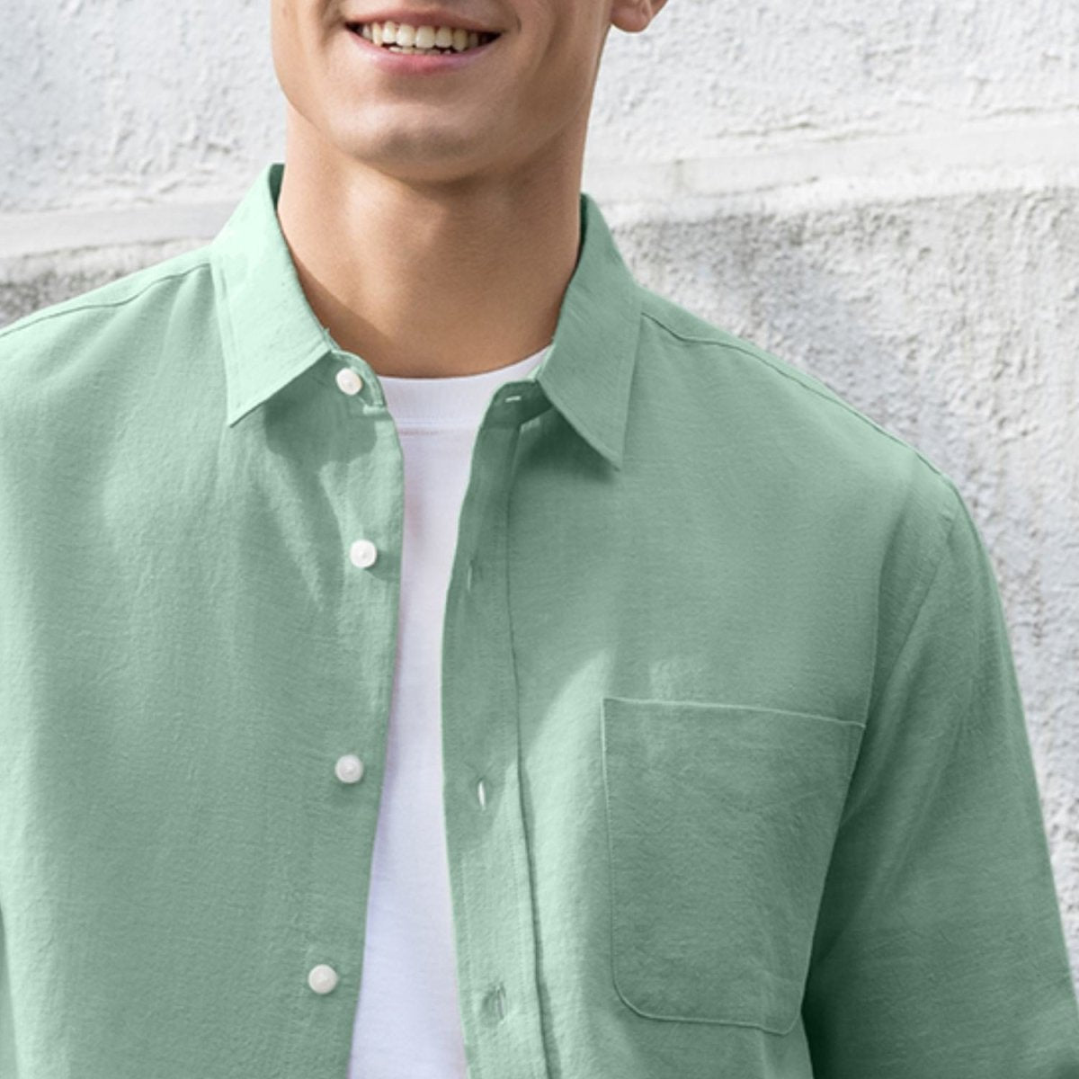 Giordano Men's Linen Shirt - Premium Shirts