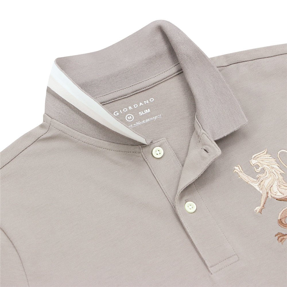 Giordano Men's Lion Polo - Premium Polo