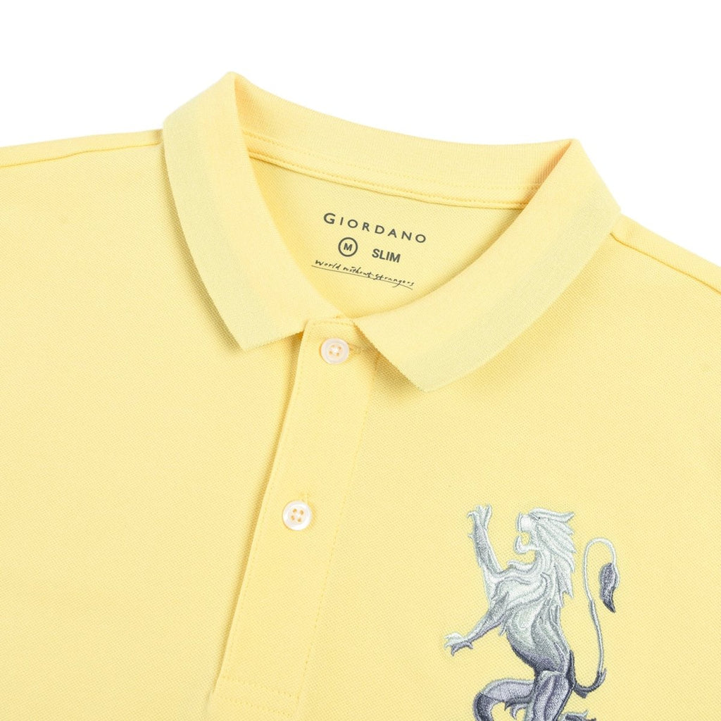 Giordano Men's Lion Polo - Premium Polo