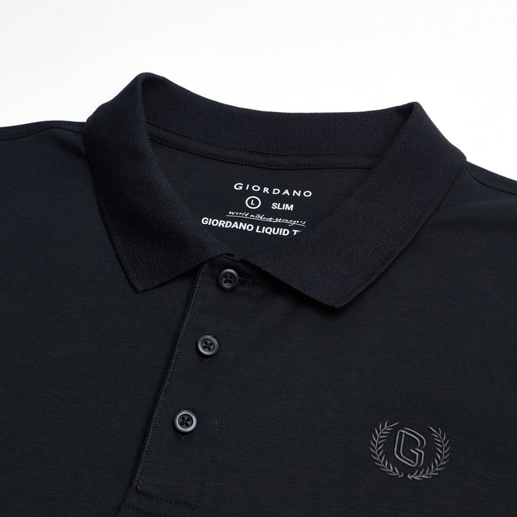 Giordano Men's Liquid Touch Interlock Polo - Premium Polo