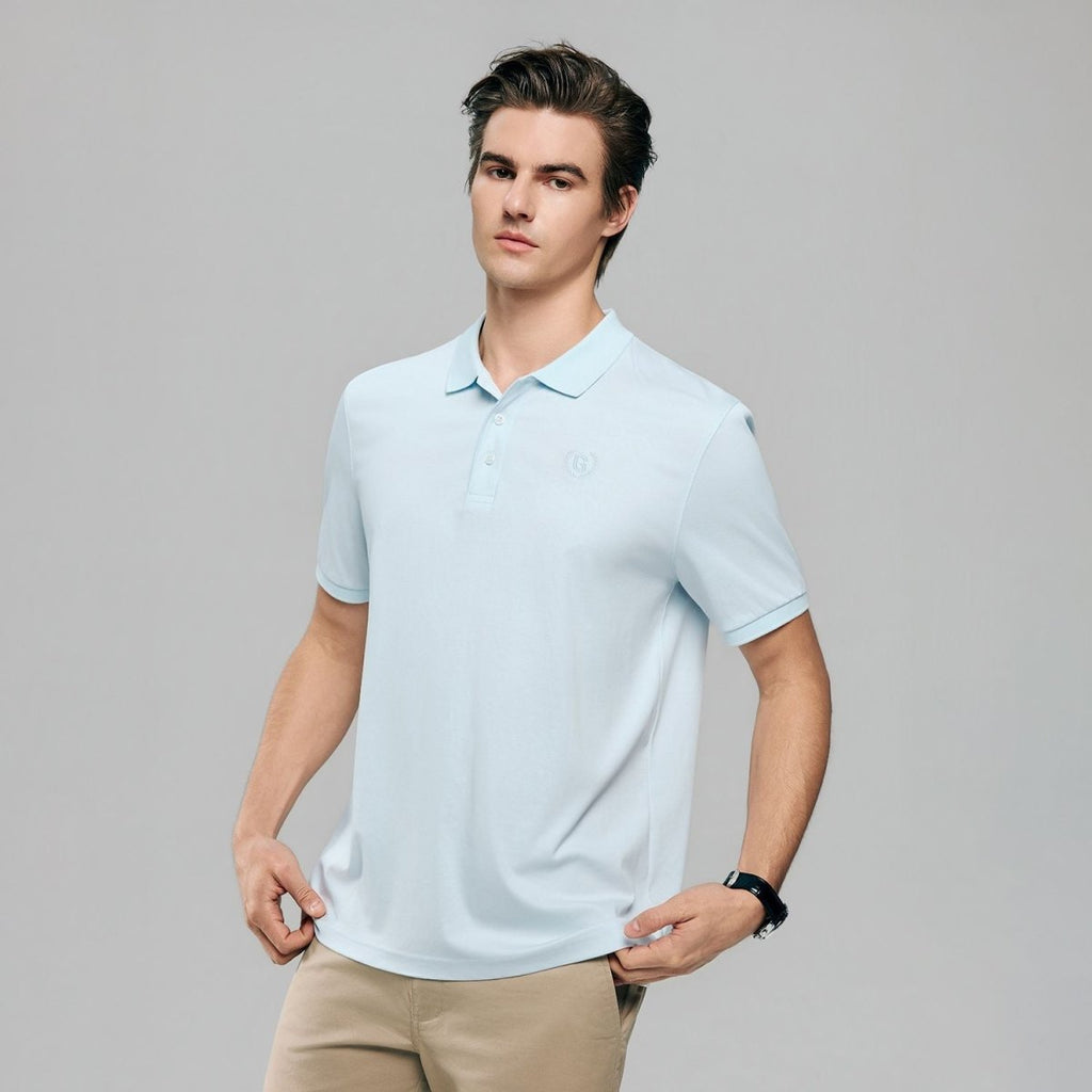 Giordano Men's Liquid Touch Interlock Polo - Premium Polo