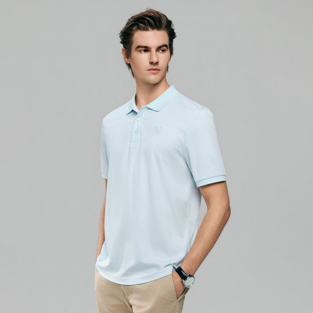 Giordano Men's Liquid Touch Interlock Polo - Premium Polo