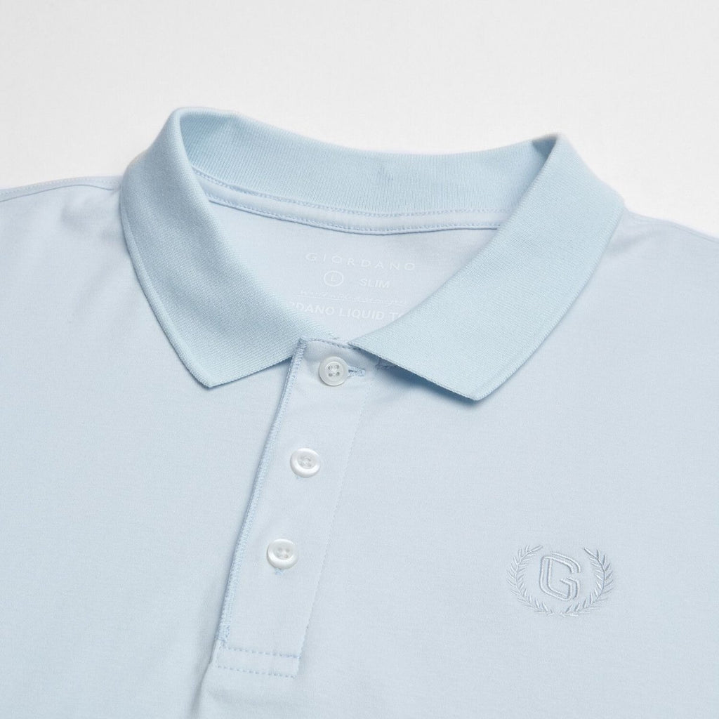 Giordano Men's Liquid Touch Interlock Polo - Premium Polo