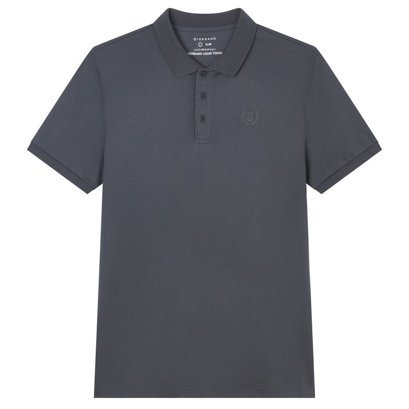 Giordano Men's Liquid Touch Interlock Polo - Premium Polo