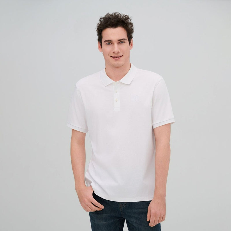 Giordano Men's Liquid Touch Interlock Polo - Premium Polo
