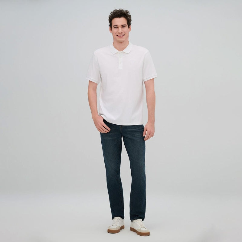 Giordano Men's Liquid Touch Interlock Polo - Premium Polo