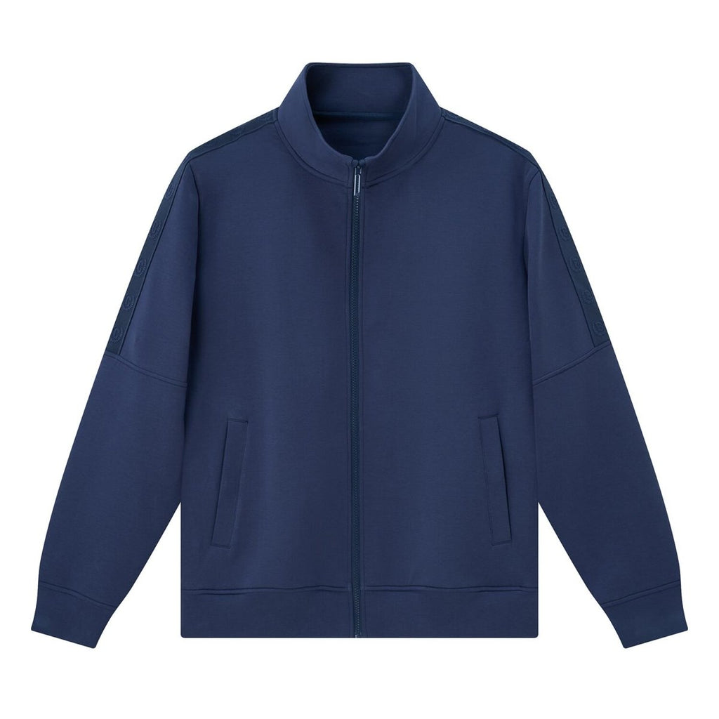 Giordano Men's Liquid Touch Knit Jacket With Zipper Closure - Premium Jackets