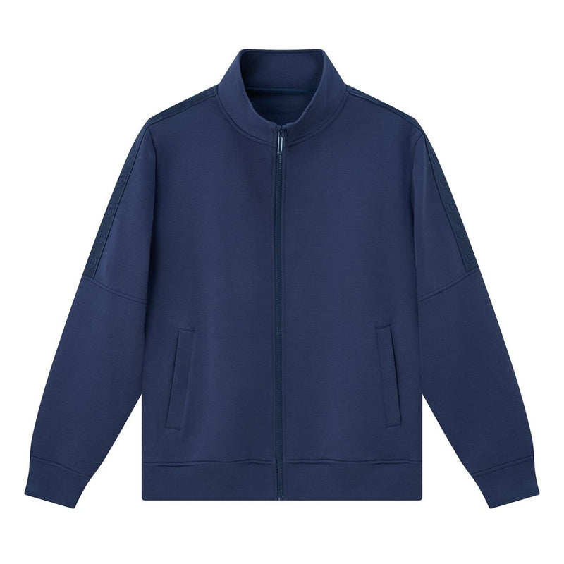 Giordano Men's Liquid Touch Knit Jacket With Zipper Closure - Premium Jackets