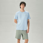Giordano Men's Liquid Touch Relaxed Embroidered Tee - Premium Tee
