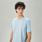 Giordano Men's Liquid Touch Relaxed Embroidered Tee - Premium Tee
