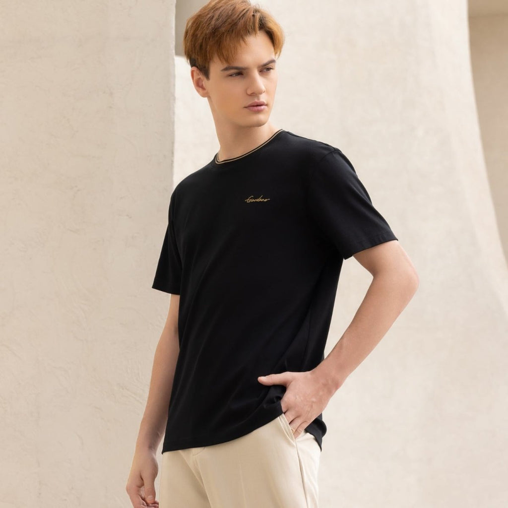 Giordano Men's Liquid Touch Signature Tee - Premium Tee