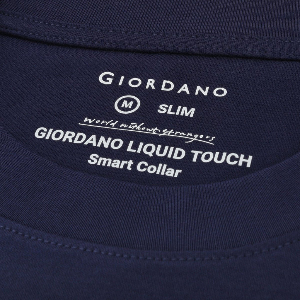 Giordano Men's Liquid Touch Slim Fit Crewneck Tee - Premium Tee