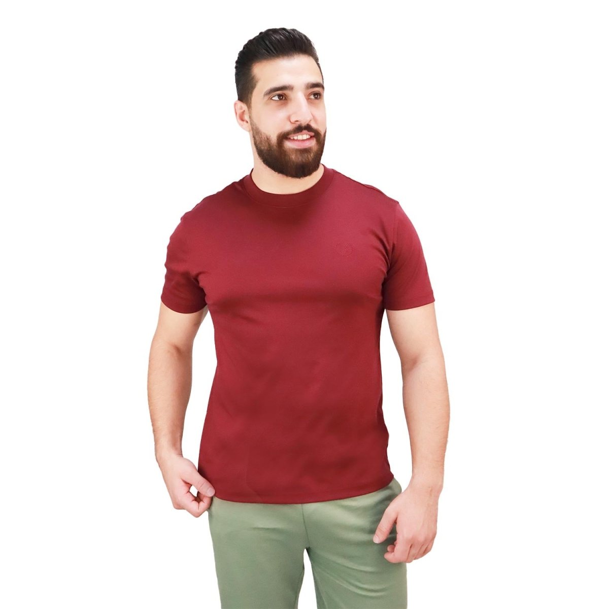 Giordano Men's Liquid Touch Slim Fit Crewneck Tee - Premium Tee