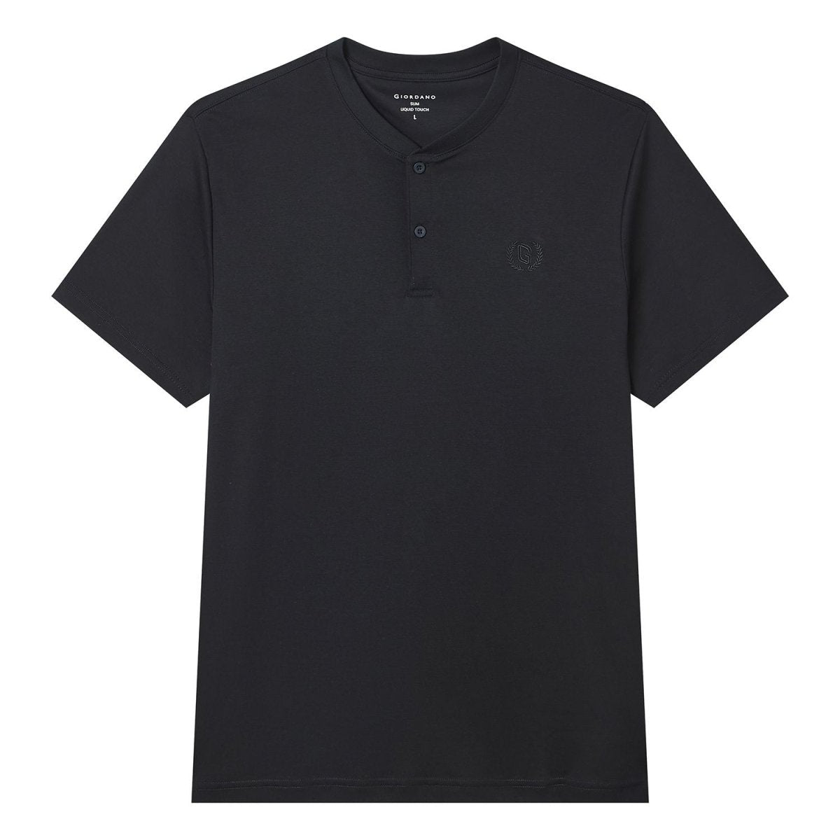 Giordano Men's Liquid Touch Slim Henley Tee - Premium Tee
