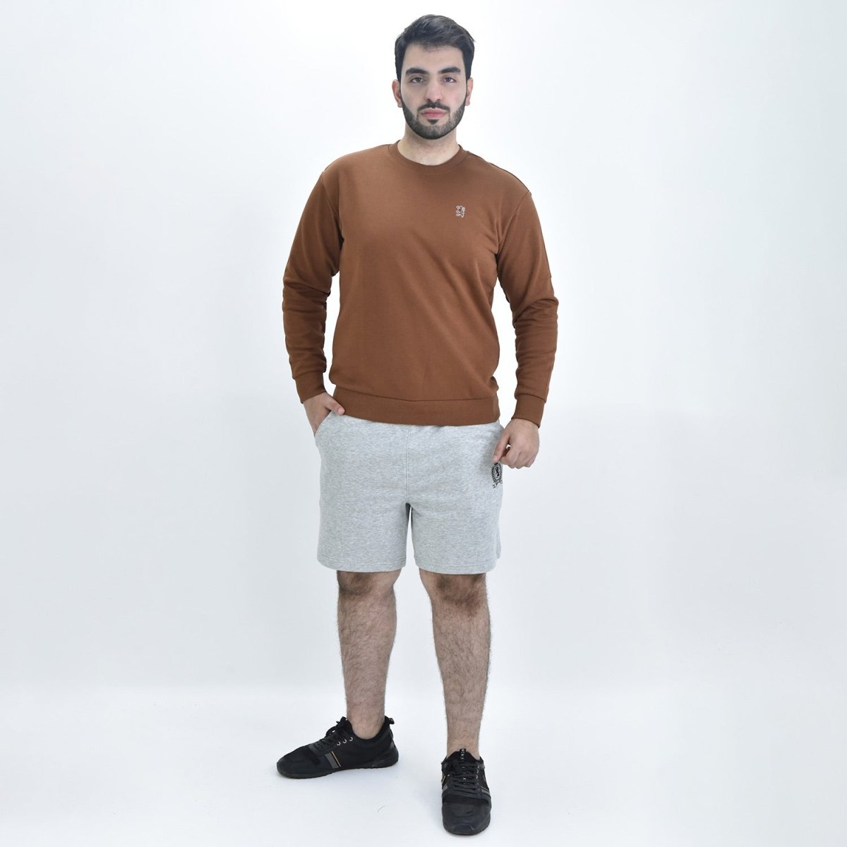 Giordano Men's Long Sleeve Crewneck Sweaters - Premium Sweaters