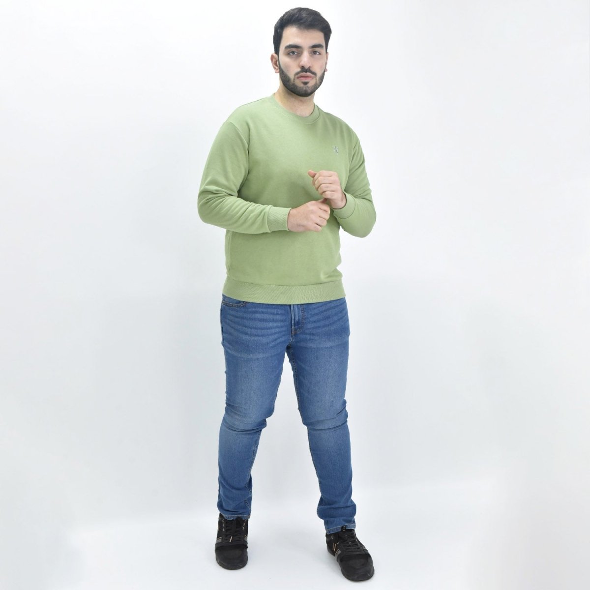 Giordano Men's Long Sleeve Crewneck Sweaters - Premium Sweaters