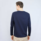 Giordano Men's Long Sleeve Crewneck Tee - Premium Tee