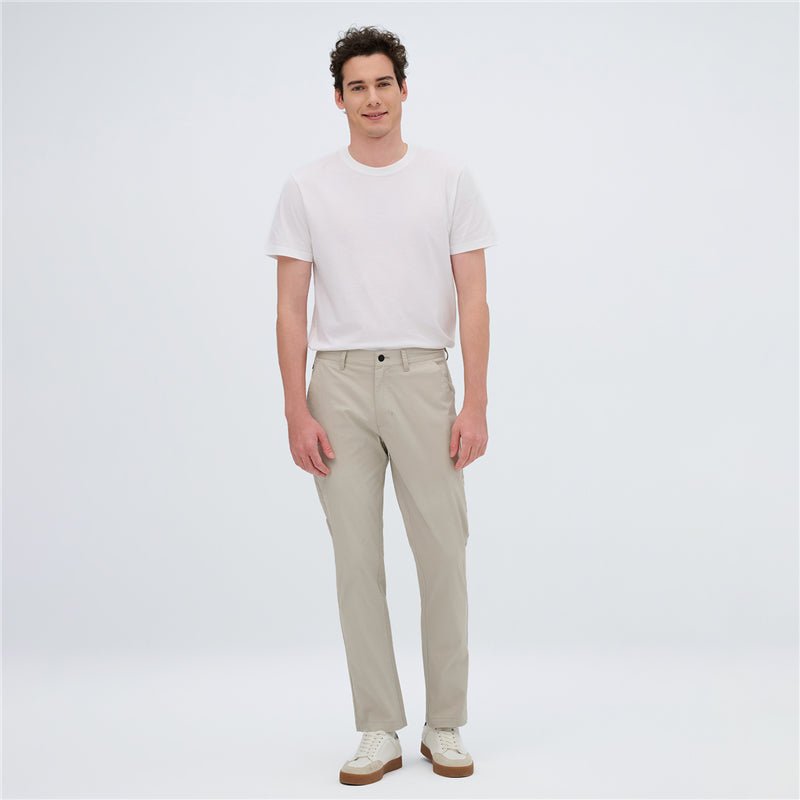 Giordano Men’s Low Rise Slim Taper Lightweight Khakis - first_variant_option_2 Premium Pants for Giordano