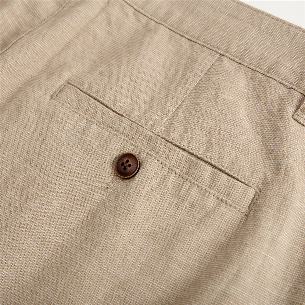Giordano Men’s Low Rise Slim Taper Linen Cotton Pants - first_variant_option_2 Premium Pants for Giordano