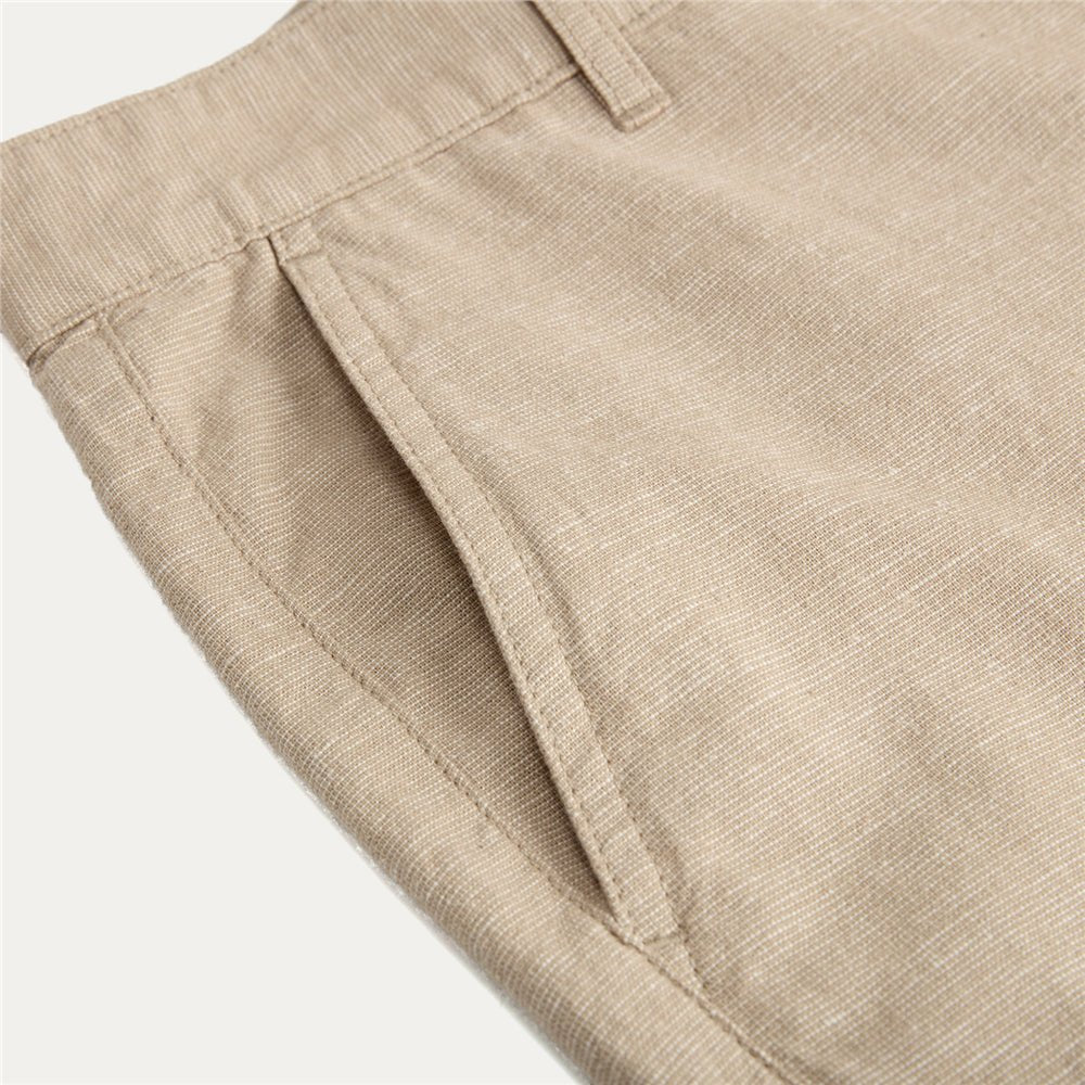 Giordano Men’s Low Rise Slim Taper Linen Cotton Pants - first_variant_option_2 Premium Pants for Giordano