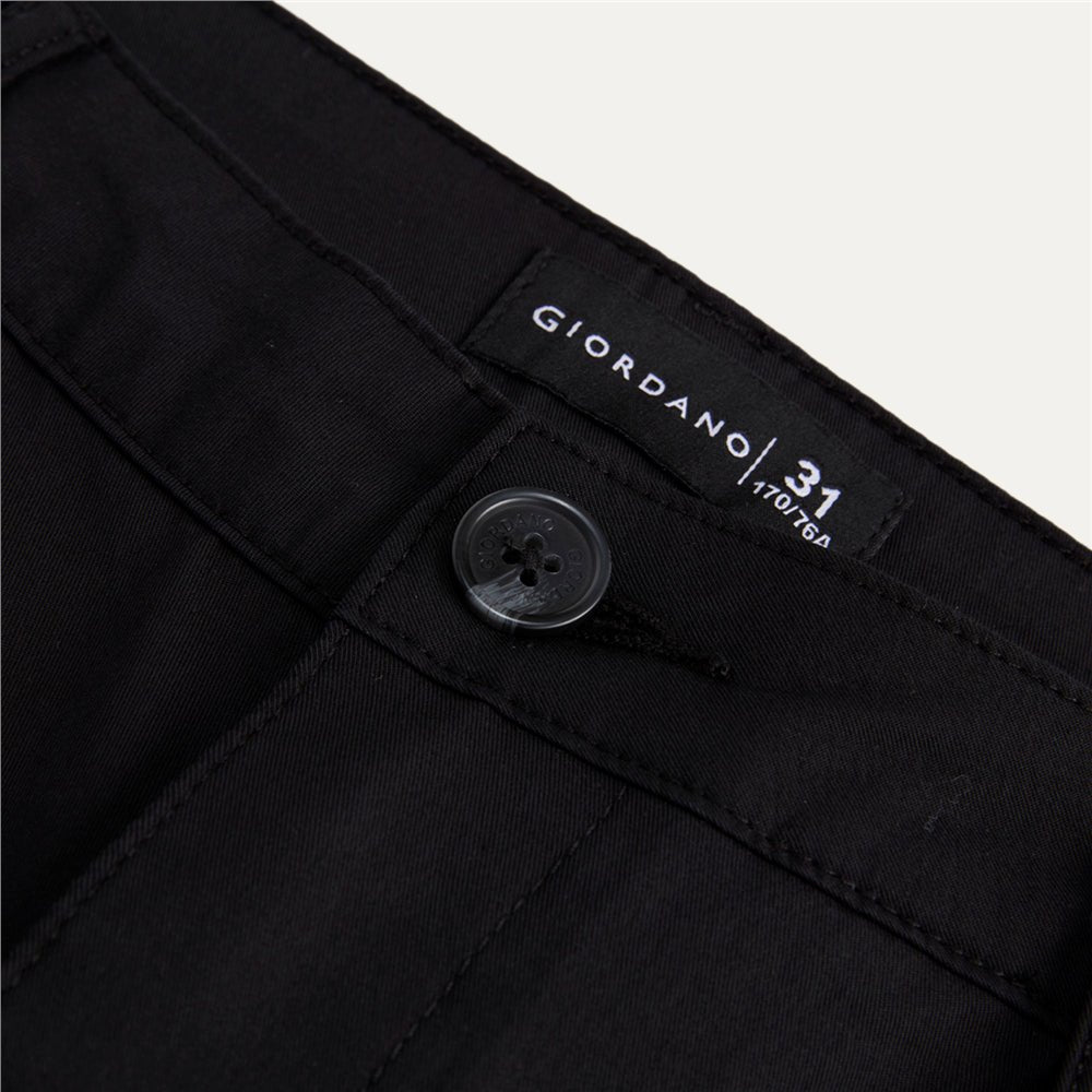 Giordano Men’s Mid Rise Regular Fit Stretch Twill Pants - first_variant_option_2 Premium Pants for Giordano