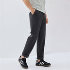 Giordano Men’s Mid Rise Regular Fit Stretch Twill Pants - first_variant_option_2 Premium Pants for Giordano
