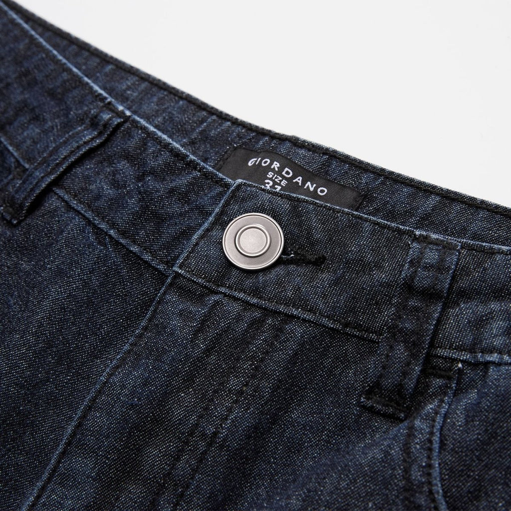 Giordano Men's Mid Rise Regular Zipper Jeans - Premium Jeans