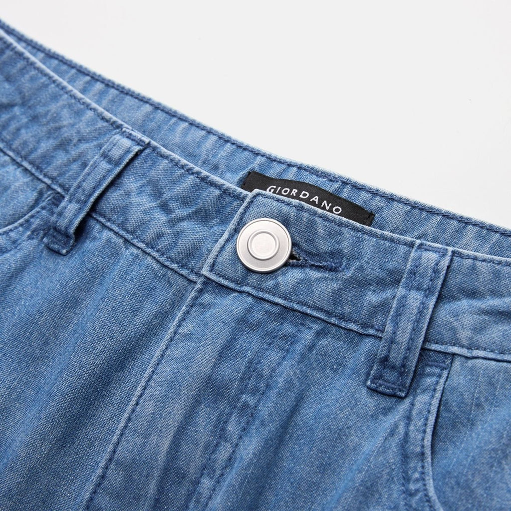 Giordano Men's Mid Rise Regular Zipper Jeans - Premium Jeans