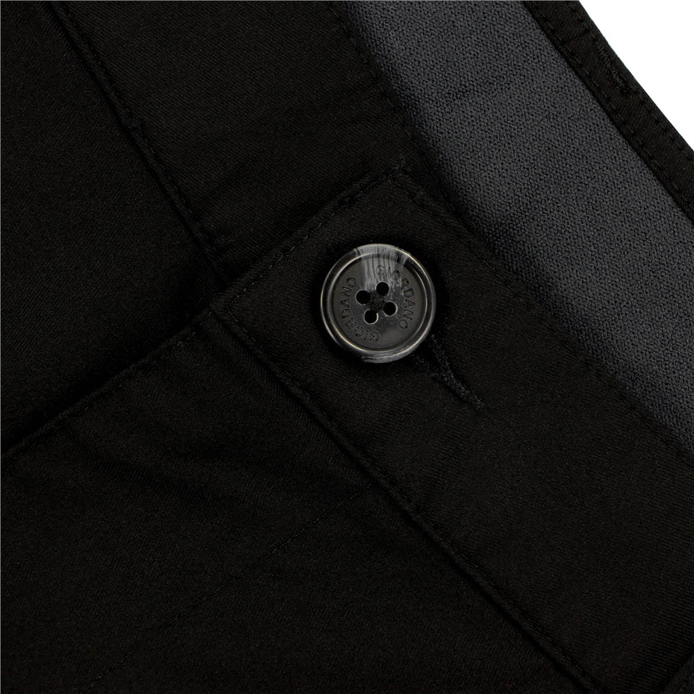 Giordano Men's Mid-Rise Twill Pants (180° Waistband) - Premium Pants
