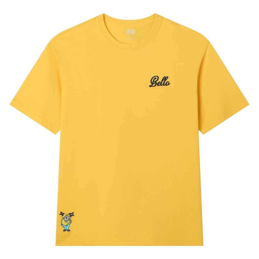 Giordano Men's Minions Bello Script Tee - Premium Print Tee