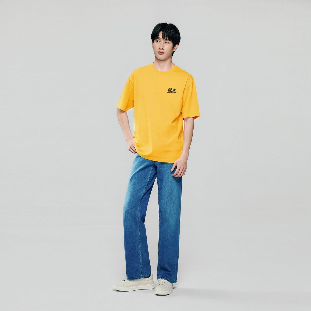 Giordano Men's Minions Bello Script Tee - Premium Print Tee