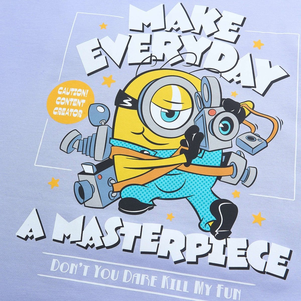 Giordano Men's Minions Graphic Print Tee - Premium Print Tee