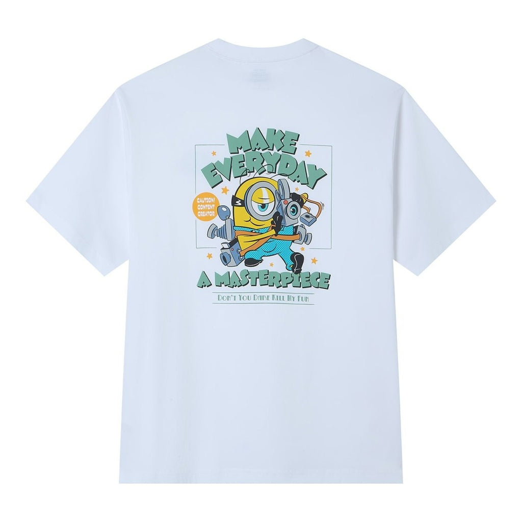 Giordano Men's Minions Living The Dream Print Tee - Premium Print Tee