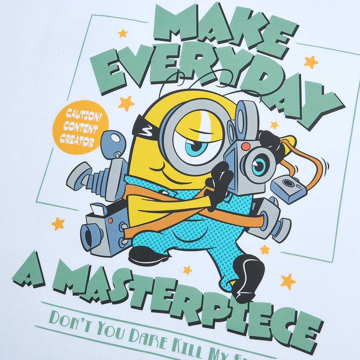 Giordano Men's Minions Living The Dream Print Tee - Premium Print Tee