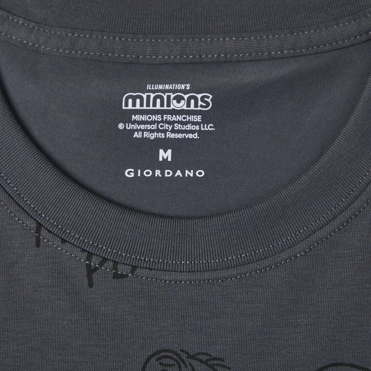 Giordano Men's Minions Relax Fit Print Tee - Premium Print Tee