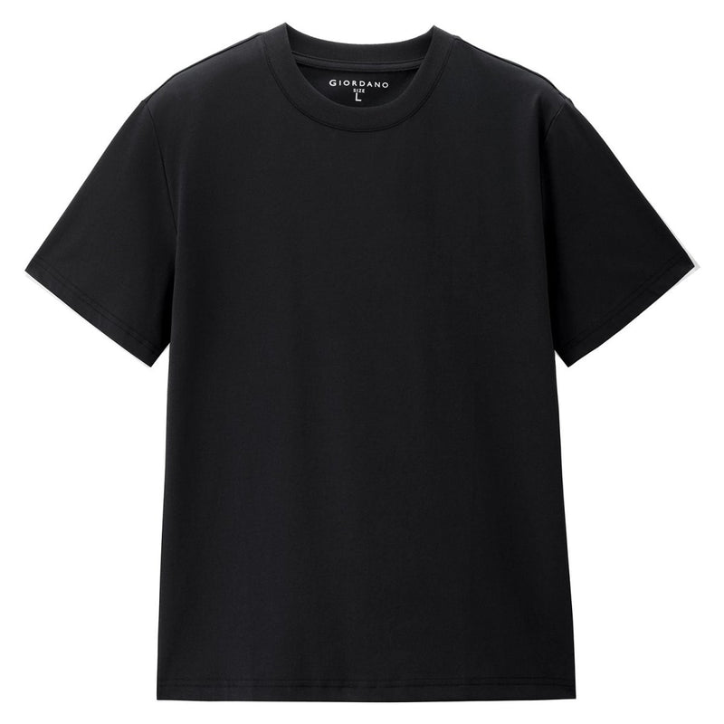 Giordano Men's Mock Neck Short Sleeve Regular Tee - Premium Tee