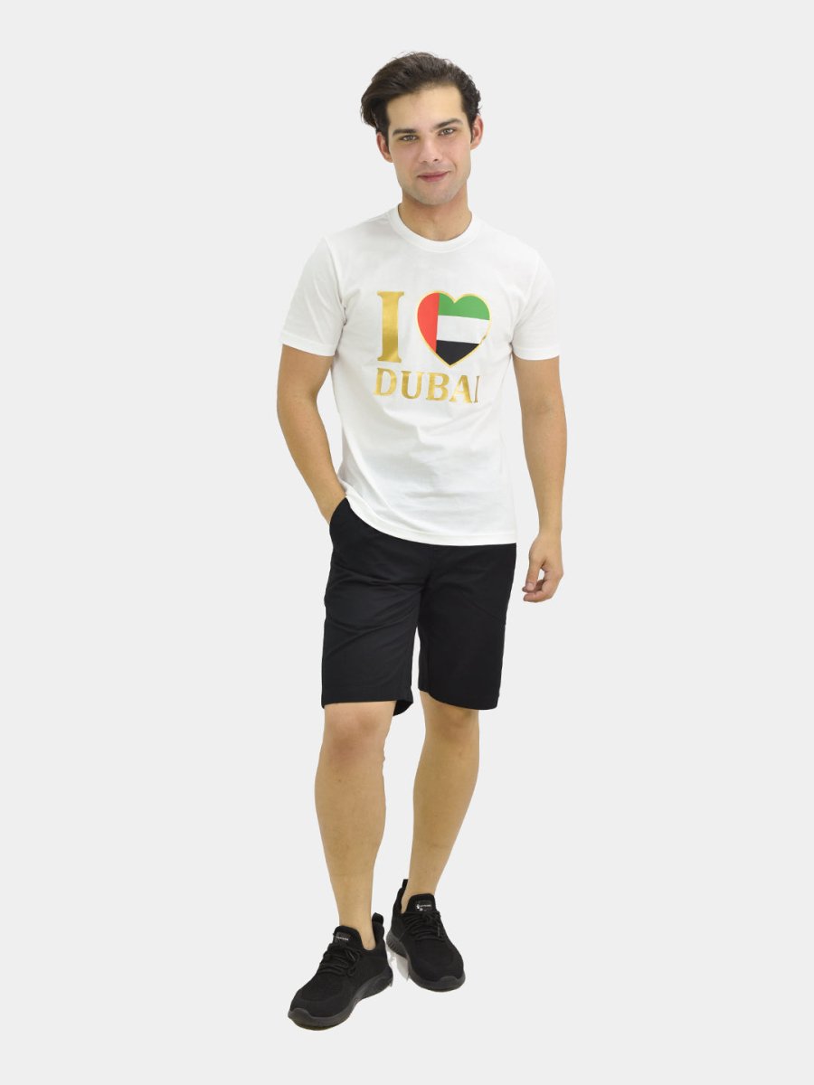Giordano Men's National Day Print Tee - Premium Print Tee
