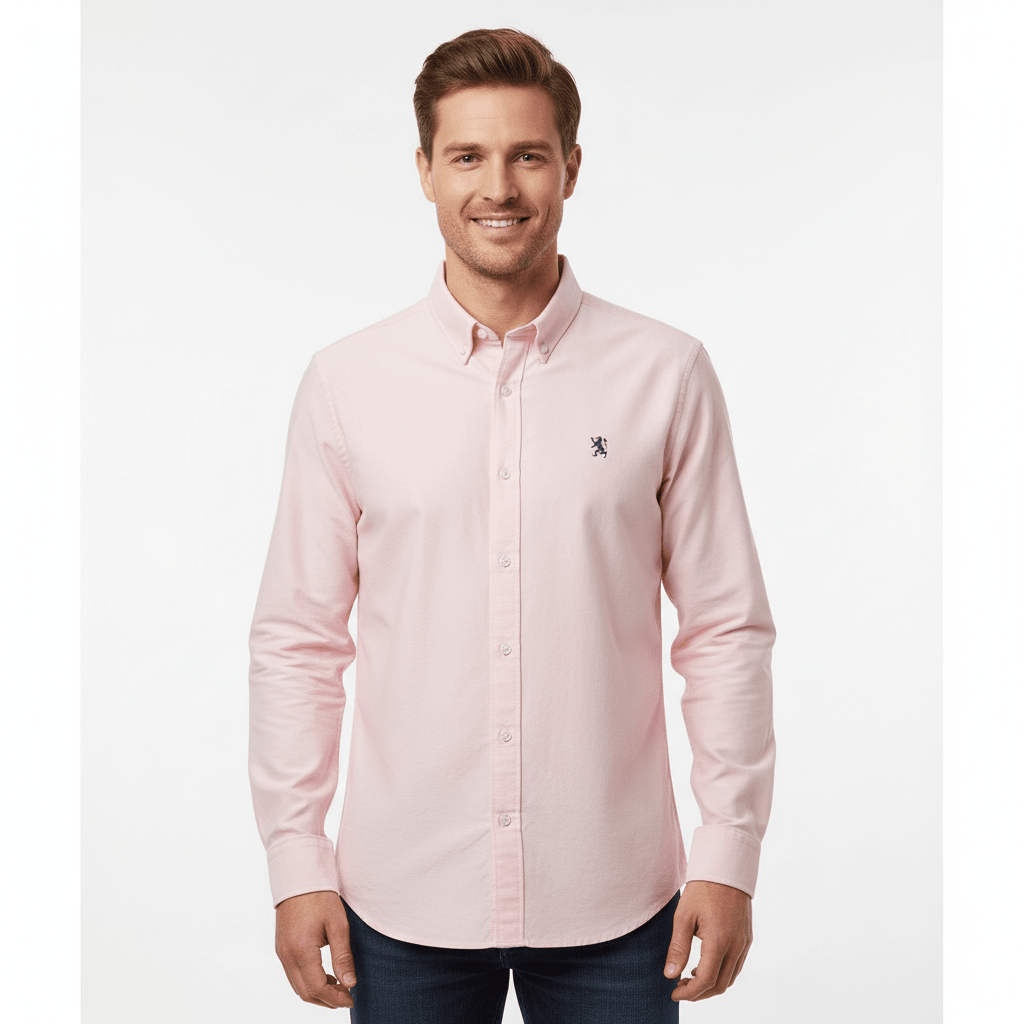 Giordano Men's Oxford Long Sleeve Shirt - Premium Shirts