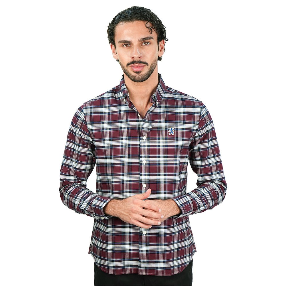Giordano Men's Oxford Long Sleeve Shirt - first_variant_option_2 Premium Shirts for Giordano